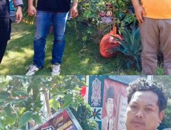 GIBRAN JATIM Serahkan Pohon anggur Brasil Kepada POLRES Jombang Sambut Hari BAYANGKARA  ke – 80