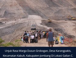 WARGA Kabuh Jombang, Soroti Aktifitas TAMBANG Galian C